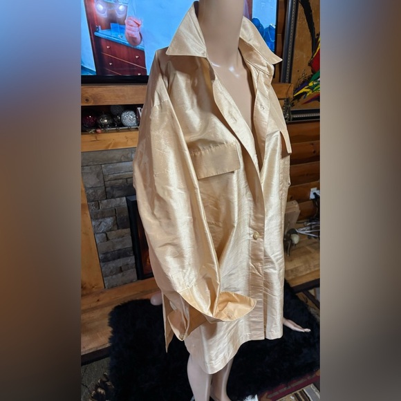 Vintage 100% Silk LindaAllardEllenTracy Blouse - Picture 3 of 6
